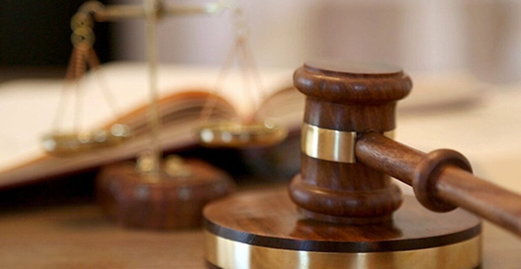 Gavel up close