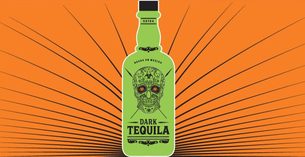 Dark-Tequila Logo on bottle