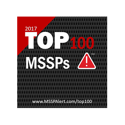 2017 TOP 100 MSSPs award banner