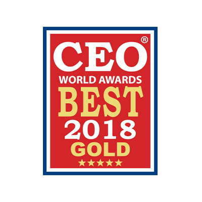 CEO ACHIEVEMENT OF THE YEAR award banner