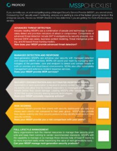 MSSP-Checklist