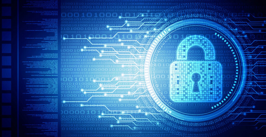 Abstract Lock Tech Background