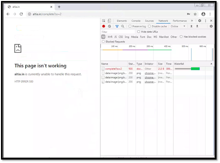 Test access with response code