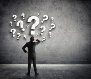 MSSP and MDR business person question marks
