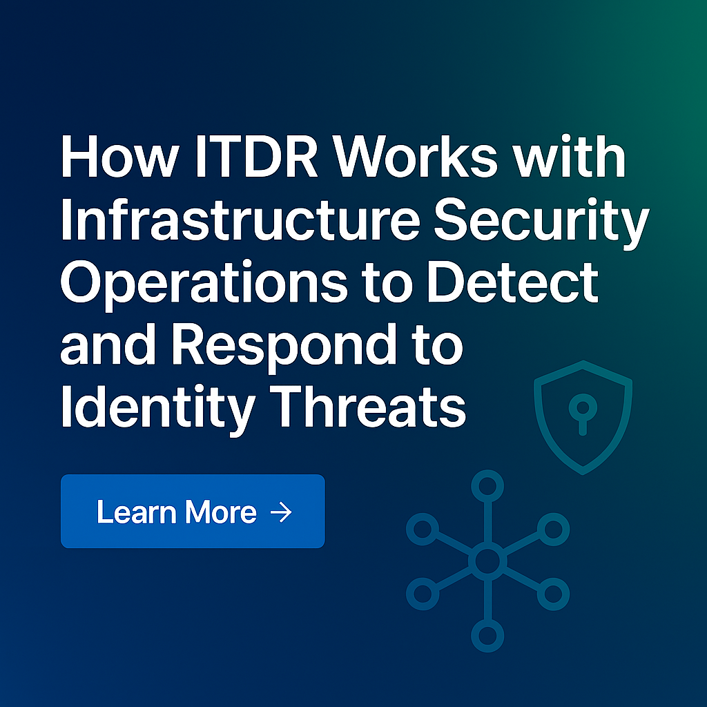 ITDR is the identity brain in your SOC